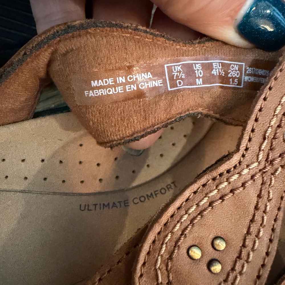 Clarks Laurieann Ayla Slip On Sandals Size 10 M - Picture 5 of 5